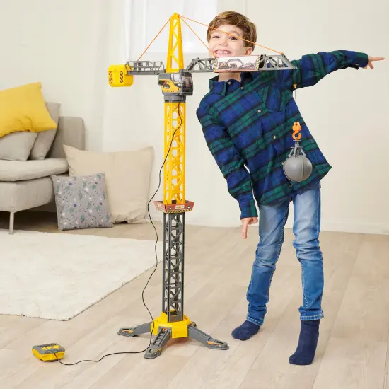 Dickie Toys 40" Giant Crane Playset , Yellow {7}