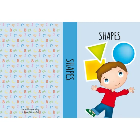 Sassi: My First Library - Read & Learn - 8 Cardboard Mini-Book Set, ABC's-Numbers-Body-Shapes-Colors-Family-Time, Portable Box, Kids-Toddlers Ages 2+ {4}