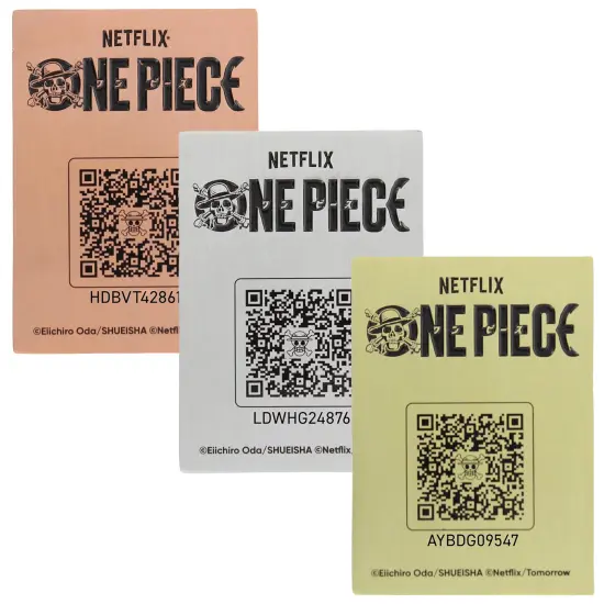 Exquisite Gaming: Digiplate Starter Pack - One Piece: Wanted Posters - 3 Collectible Metal Cards & Phone Stand, Copper-Gold-Silver Plates, Netflix {5}