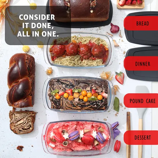 Eatex Glass Loaf Pans for Baking {2}
