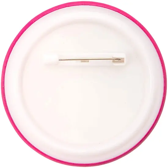 16 Pack Round Birthday Squad Buttons in 2 Designs, Black and Pink (2.3 Inch) Multicolor {4}