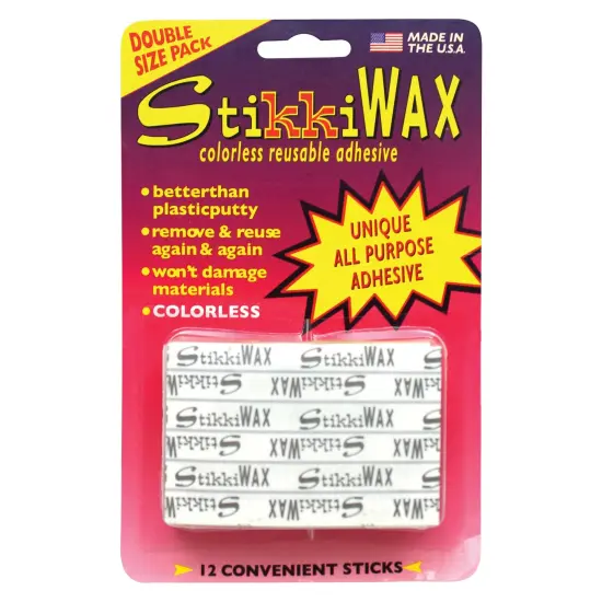 StikkiWAX&trade; Adhesive Bars/Sticks, Pack of 12 {1}