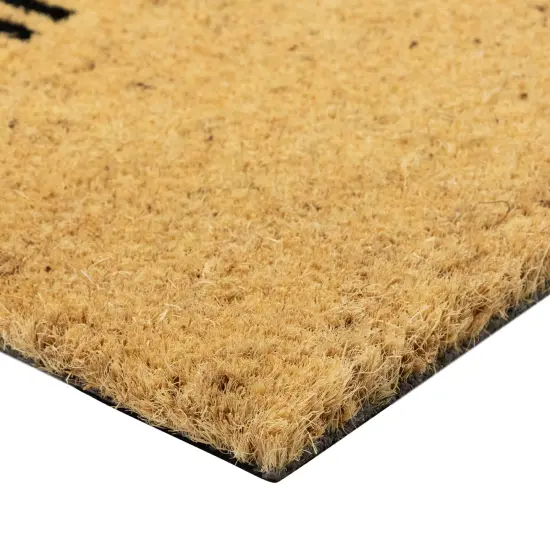 Northlight Animal Print "Wipe Your Paw Here" Doormat 30 x 18 Beige {7}