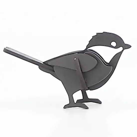 Little & Wood: Woodlet: Small - Chickadee - Black, 3D Wooden Kit-Set, Bird Puzzle, Easy Assembly, Pop Build Fun, Sustainably Sourced Wood, Ages 6+ {6}