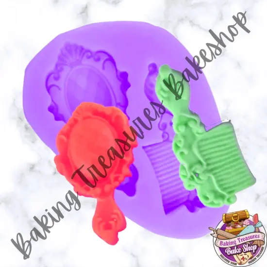 Mirror and Comb Silicone Mold {3}