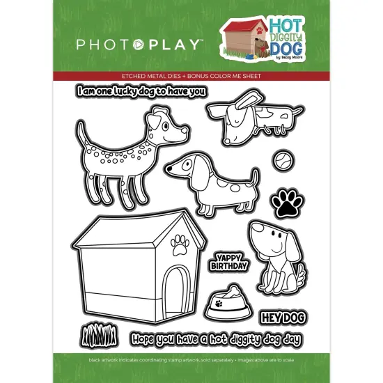 PhotoPlay Etched Die-Hot Diggity Dog {1}