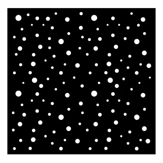 Stamperia Stencil 7"X7"-Classic Christmas Dots Pattern {3}