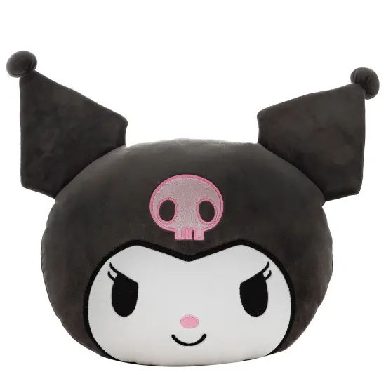 Sanrio Knife Edge 12 Inch Cloud Pillow Aggretsuko Rage Face {4}