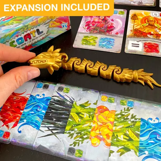 Synapses Games: COATL Card Game - Pattern Building Card Game, Ages 10+, 1-5 Players, 20 Min {6}