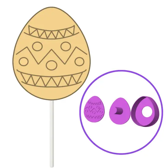 Easter Egg Cake Pop Mold or Popper {2}