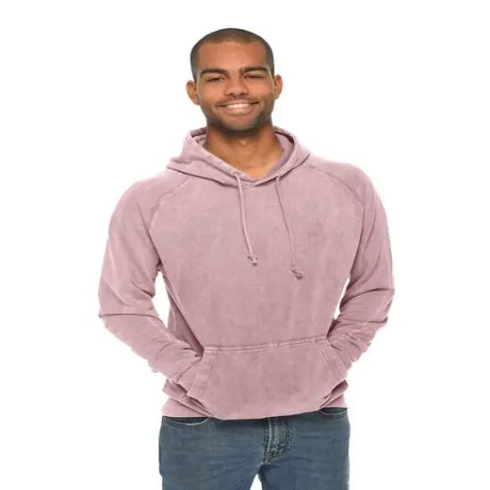 Lane Seven&reg; Vintage Raglan Hooded Sweatshirt VINTAGE CAMEL {3}