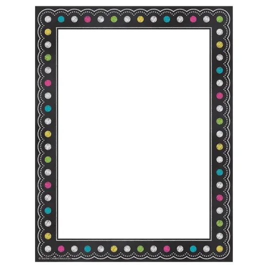 Chalkboard Brights Computer Paper, 50 Sheets {1}