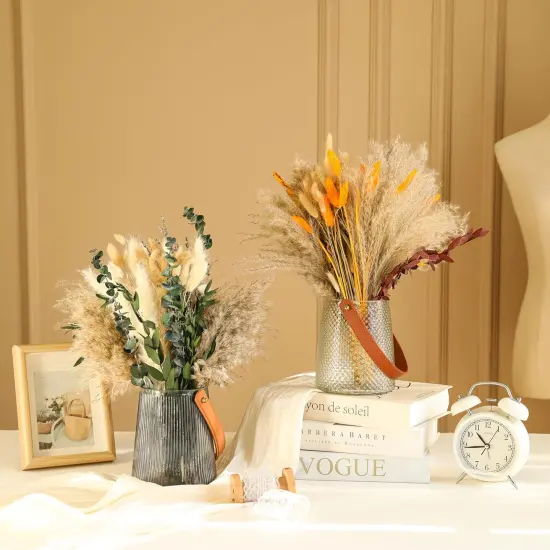 Dried Pampas Grass Decor, Natural Dried Flower Bouquet Rustic Boho Decor for Home Decor Indoor, Bedroom, Wedding, or Gift {4}