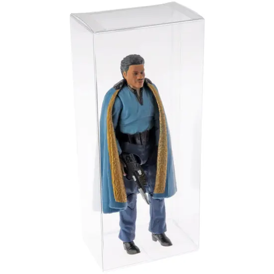 Plymor Clear Folding Action Figure Storage / Display Protector Box, 3" W x 2" D x 7" H, fits 6" Figures {4}