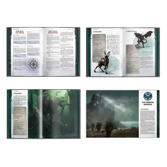 Eldritch Century: Expeditions & Almanac Premium Slipcase - 2 Hardcover RPG Books, Draco Studios {7}