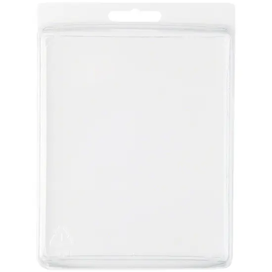Collecting Warehouse Clear Plastic Clamshell Package / Storage Container, 5.44" H x 4.44" W x 1.5" D {1}