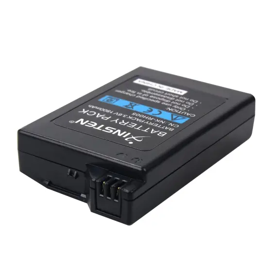 Insten Rechargeable Lithium Battery Pack for Sony PSP 1000 1001 Battery Replacement 3.6V 1800mAh Black {4}