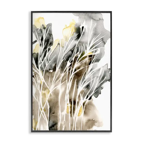 Stupell Industries White Strands Watercolor Framed Giclee Wall Art Design by Regina Moore  {1}