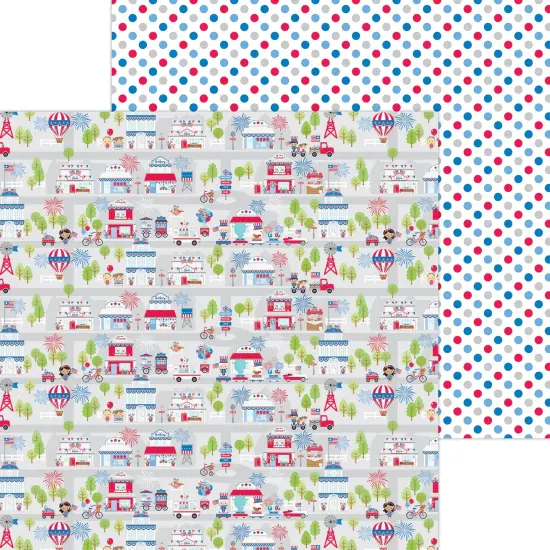 Hometown USA Double-Sided Cardstock 12"X12" {1}