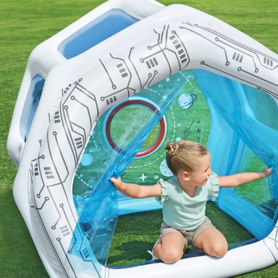 Bestway Space Station Exploration Kids Inflatable Playhouse {6}