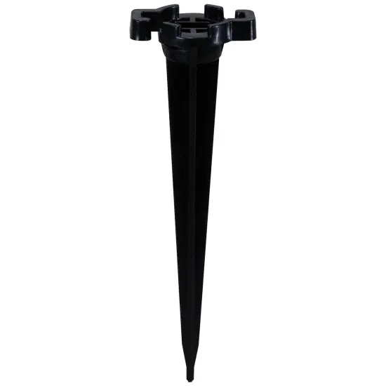 Northlight C7 and C9 Outdoor Christmas Light Stakes - 5" - Black - 100pc {4}