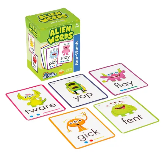 Alien Words Flash Cards {1}