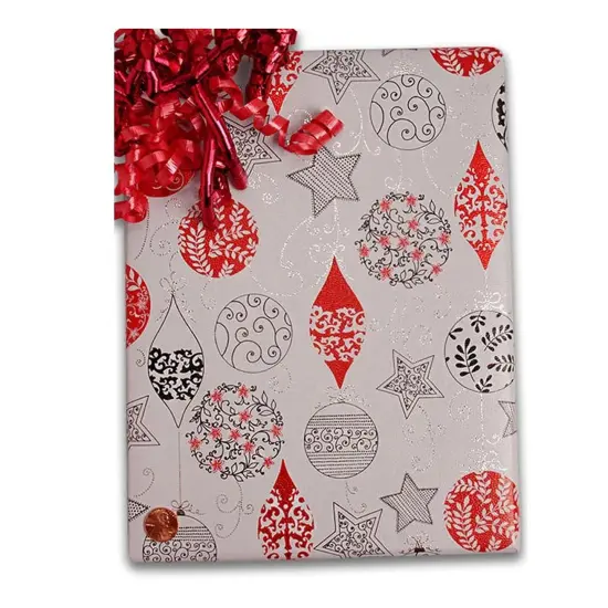 Joyful Ornament Gift Wrap Roll 30" x 417' 1 Roll {5}