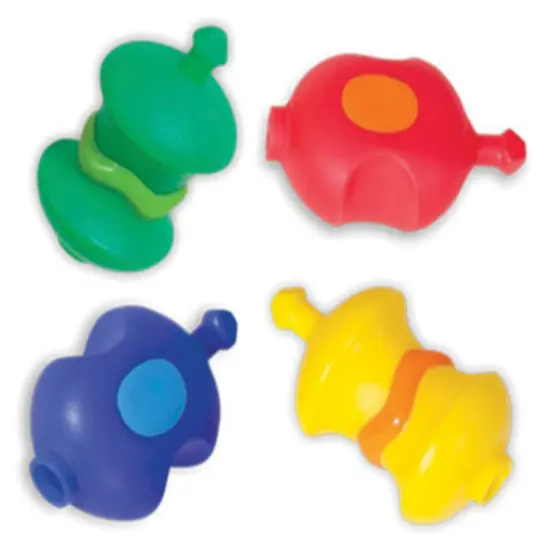 Childcraft Toddler Manipulatives Sensory Snap Beads, Assorted Colors, Set of 16 {3}