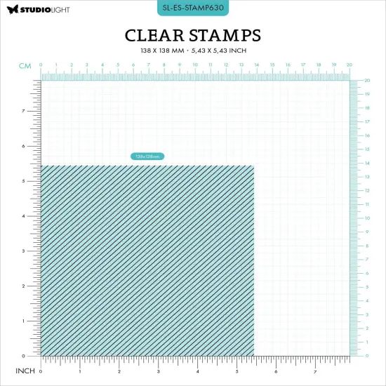 Studio Light Essentials Clear Stamp-Nr. 630, Thin Stripes {3}