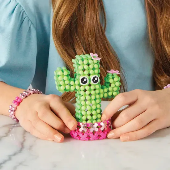 Make It Real: LinXo: Lookin' Sharp! Light-Up Decor - 2-In-1 Create A Light-Up Cactus OR Fairy String Lights - 294pc DIY Craft Kit, Girls & Kids Age 6+ {3}