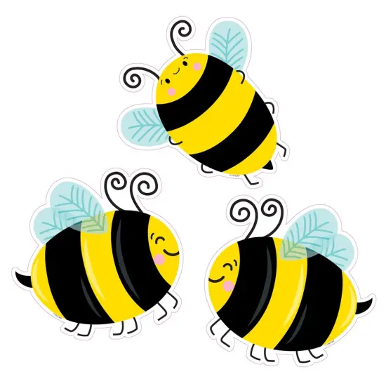 Busy Bees 6" Designer Cut-Outs, Pack of 36 {1}
