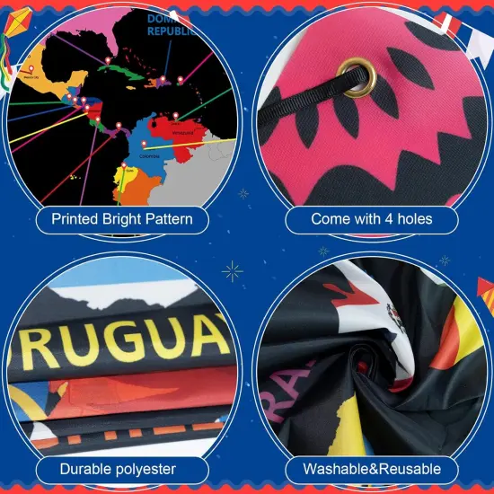 Large Hispanic Heritage Month Banner - 70.8x 43.3 Inches {5}