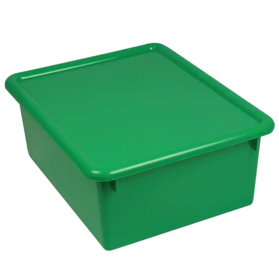 Stowaway&reg; 5" Letter Box with Lid, Green {1}