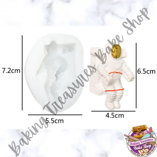 Space Astronaut Silicone Mold #2 {2}