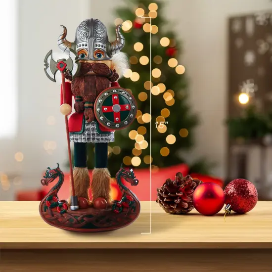 Kurt Adler 15-Inch Hollywood Nutcrackers Viking Nutcracker {6}