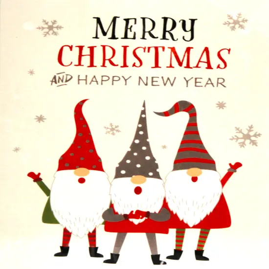 Best Brands 6pc Gnomes Blank Christmas Greeting Cards {1}