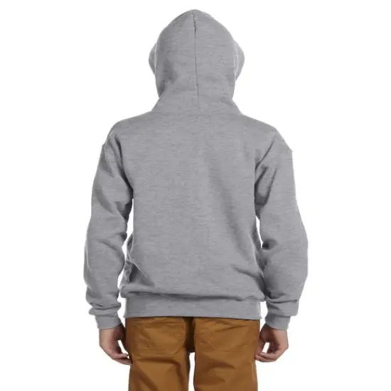 Jerzees&reg; Youth NuBlend Fleece Full-Zip Hooded Sweatshirt FOREST GREEN {7}