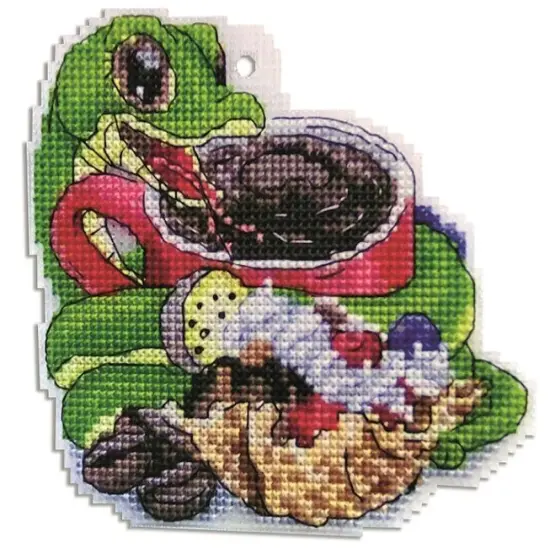 Snake Counted cross stitch kit 8093A {2}