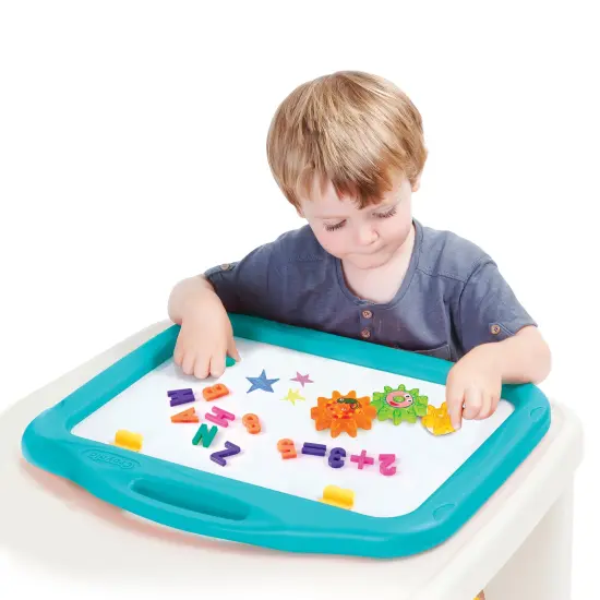 Crayola: Ready-To-Create: Magnetic Board Playset - Blue, Animal Themed - Double-Sided, Dry-Erase/Chalk, Letters & Numbers, Stickers & Gears, Kid 3+ {5}