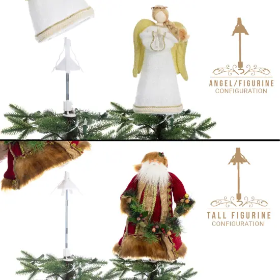 Christmas Tree Topper Holder White {5}