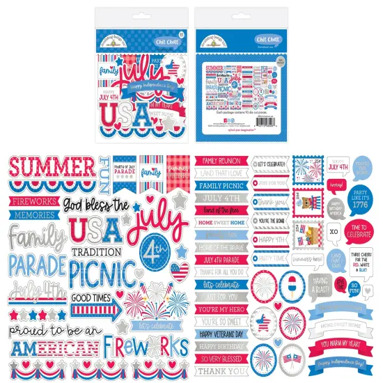 Doodlebug Odds & Ends Chit Chat Die-Cuts-Hometown USA {1}