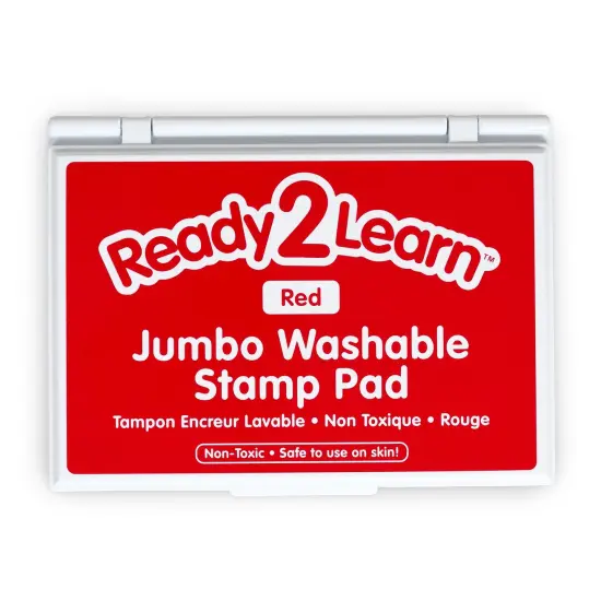 Jumbo Washable Stamp Pad - Red - 6.2"L x 4.1"W {1}