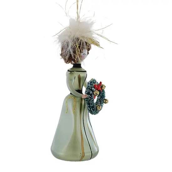 Italian Ornaments 7.5 Inch Christmas Crafting With Caroline Christmas Tree Ornament , Christmas Decor FashionistaDiva Lady Green {3}