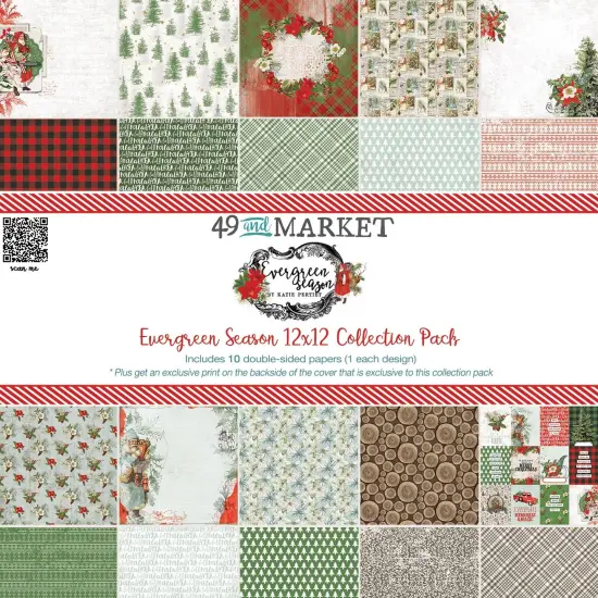 49 & Market Collection Pack 12"X12"-Evergreen Season {1}