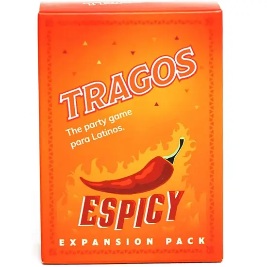 Tragos: Espicy Expansion Pack - The Adult Party Game for Latinos, Spicy Relatable Hilarious Spanglish Card Game, R-Rated Topics, NSFW Ages 18+ {1}