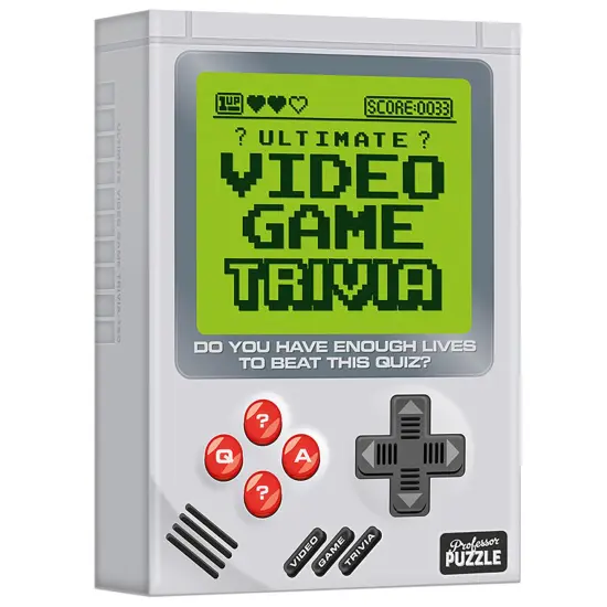 Professor Puzzle: Ultimate Video Game Trivia - Party Game, 300 Questions About All Things Gaming, Do You Have Enough Lives to Beat This Quiz, Ages 12+ {1}