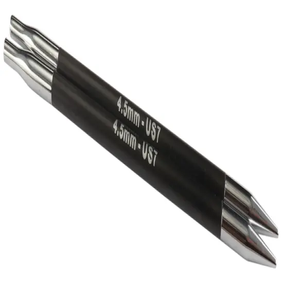 KnitPro-Karbonz Normal Interchangeable Knitting Needles 5"-Size 7/4.50mm {1}