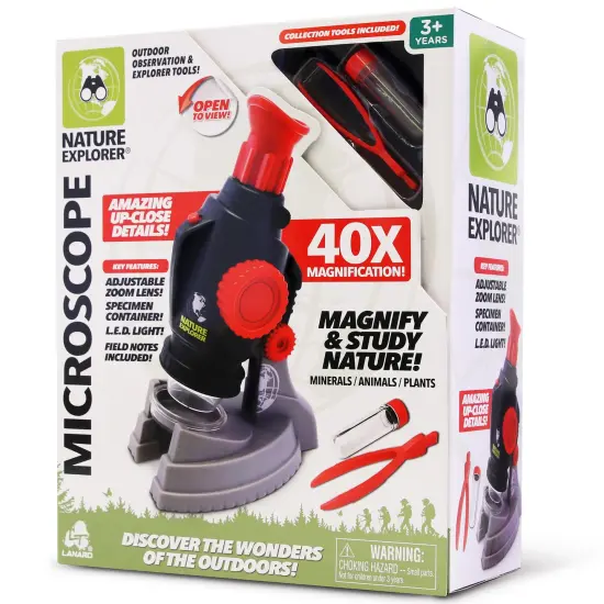 Lanard Nature Explorer: Microscope - Magnify & Study Nature, Outdoor Observation & Explorer Tool, Adjustable Zoom Lens, STEM Toy, Kids Ages 3+ {1}