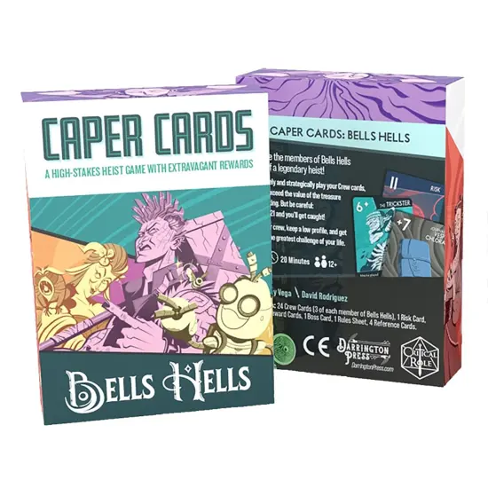 Critical Role: Caper Cards: Bells Hells - A High-Stakes Heist Game With Extravagant Rewards, Blackjack-Like Card Game w/ Twists, Ages 12+, 1-4 Players {3}