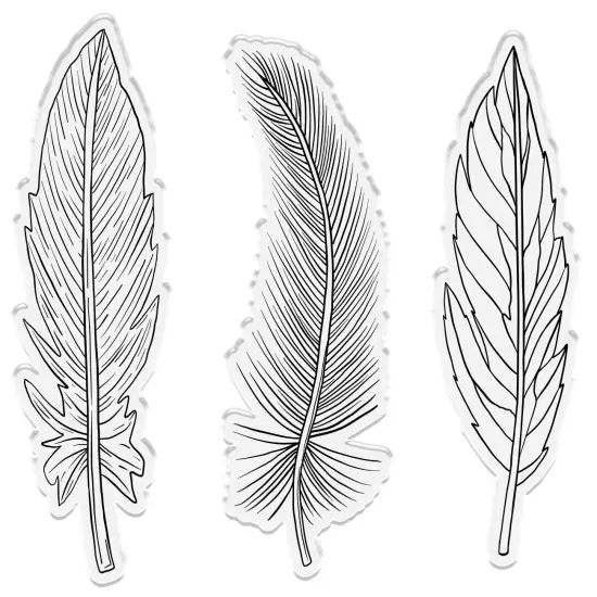 Sara Signature Bohemian Dies-Heavenly Boho Feathers {3}